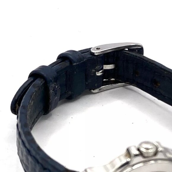 Auth TRUSSARDI TR-7028 8871 Navy Women\'s Wrist Watch